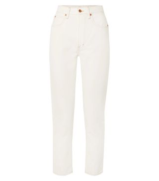 SLVRLAKE + Beatnik Ankle Cropped High-Rise Slim-Leg Jeans