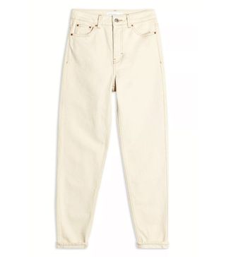 Topshop + Ecru Mom Jeans