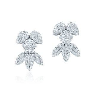 Birks + Snowflake Snowstorm Diamond Earrings in White Gold