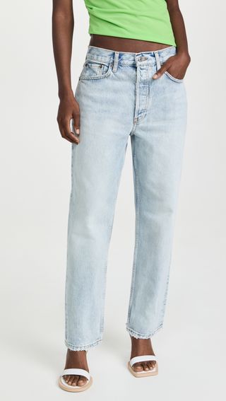 Re/Done + 90s Rigid Crop Low Slung Jeans