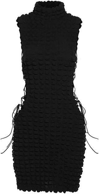 Douciu + High neck sleeveless dress