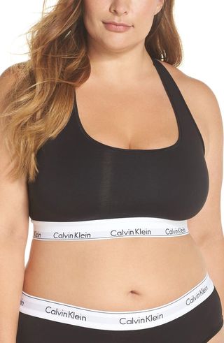 Calvin Klein + Moderncotton Blend Racerback Bralette