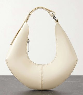 Proenza Schouler White Label + Chrystie Small Glossed-Leather Shoulder Bag