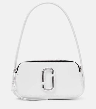 Marc Jacobs + The Slingshot Leather Shoulder Bag in White