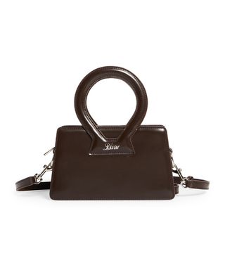 Luar + Mini Ana Leather Top Handle Bag