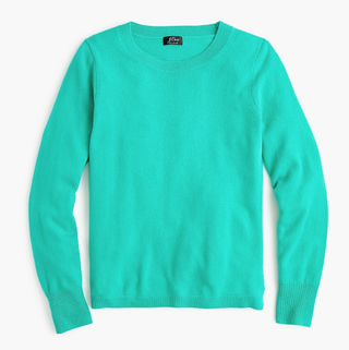 J.Crew + Long-Sleeve Everyday Cashmere Crewneck Sweater