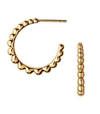 Links of London + Effervescence Essentials 18kt Yellow Gold Vermeil Small Hoop Earrings