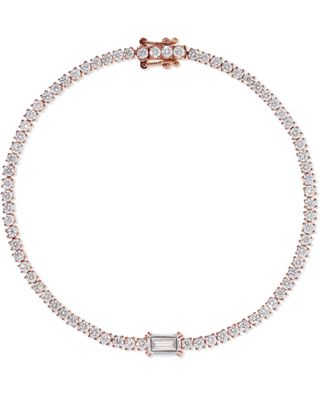 Anita Ko + Hepburn 18-Karat Rose Gold Diamond Bracelet