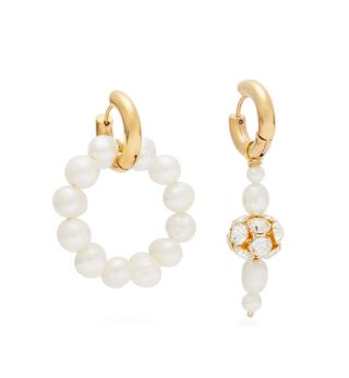 Timeless Pearly + Mismatched Freshwater-Pearl Earrings