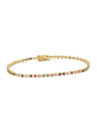 Ariel Gordon Jewelry + 14k Gold Candy Crush Tennis Bracelet