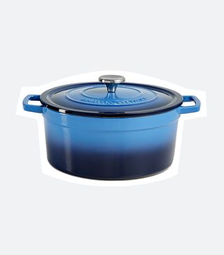 Martha Stewart Collection + Enameled Cast Iron Round 6-Qt. Dutch Oven