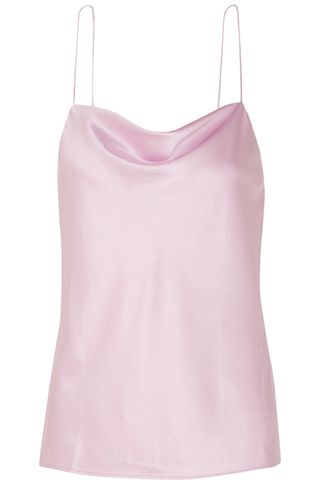 Cami NYC + The Axel Draped Stretch-Silk Charmeuse Camisole