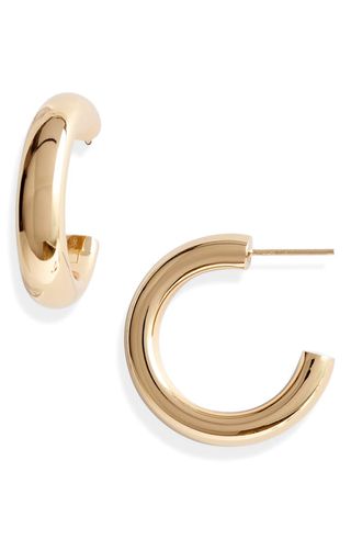 Argento Vivo + Medium Chunky Hoop Earrings