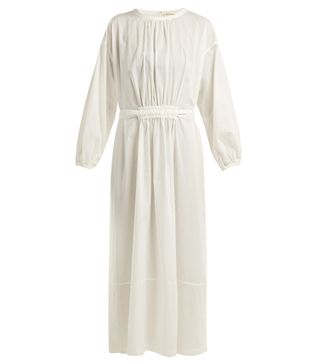 Matteau + The Long Sleeve Split Cotton Dress