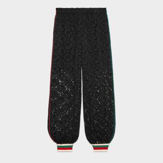 Gucci + Flower Lace Jogging Pants