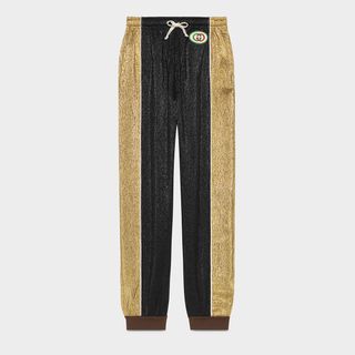 Gucci + Crêpe Lamé Harem Style Pants