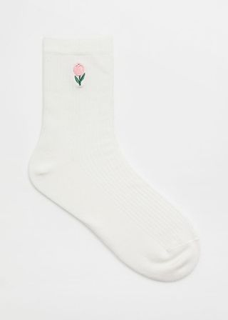 & Other Stories + Embroidered Ankle Socks