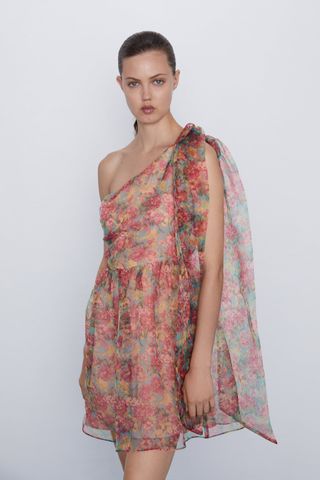 Zara + Organza Assymetric Dress