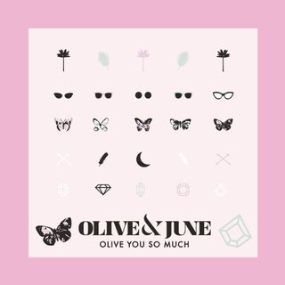 Olive & June + Desert Mood Nail Stickers