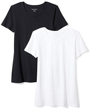 Amazon Essentials + 2-Pack Classic-Fit Short-Sleeve Crewneck T-Shirt