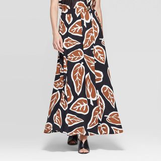 Who What Wear x Target + High Slit A Line Maxi Skirt