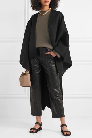 Joseph + Wool and Cashmere-Blend Cape