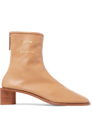 Acne Studios + Bertine Leather Ankle Boots