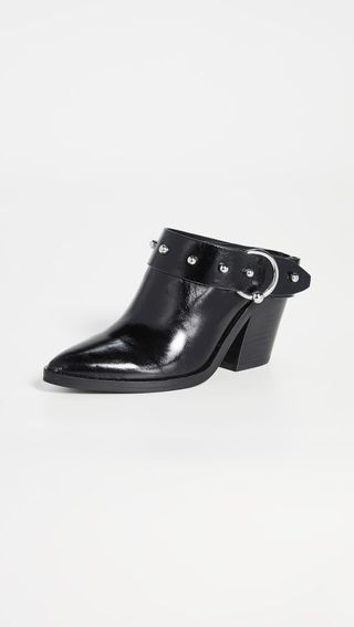 Rebecca Minkoff + Sallest Block Heel Mules