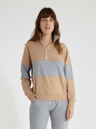 Donni + Rugby Half Zip Pullover