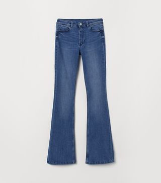 H&M + Mini Flare Regular Jeans