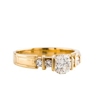 The RealReal + 14K Diamond Engagement Ring