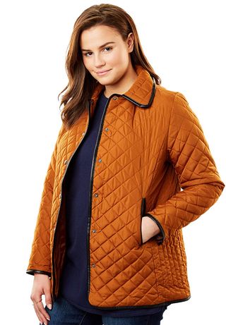 Woman Within + Quilted Jacket
