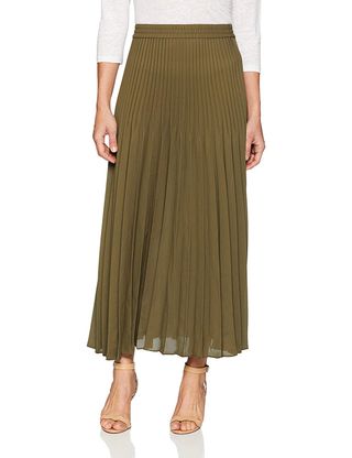 Ella Moon + Long Pleated Skirt