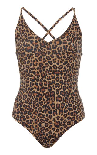 Anemone + Leopard-Print Swimsuit