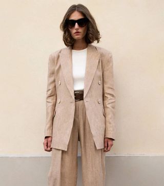 The Frankie Shop + Double Breasted Blazer
