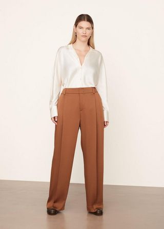 Vince + Tailored Wide Leg Trouser