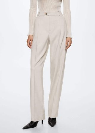 Mango + Straight Suit Pants