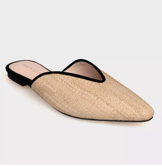 Who What Wear x Target + Parker Raffia Backless Mules