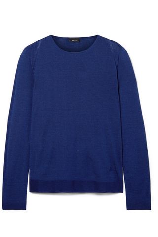 Akris + Cashmere and Mulberry Silk-Blend Sweater
