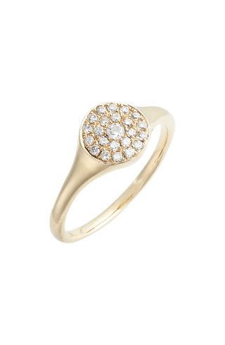 Loren Stewart + Diamond Signet Ring