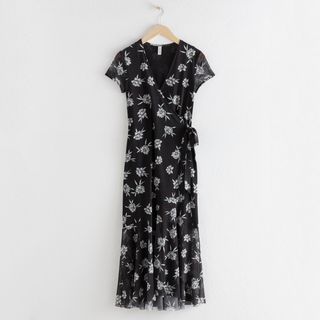 & Other Stories + Floral Ruffle Dress