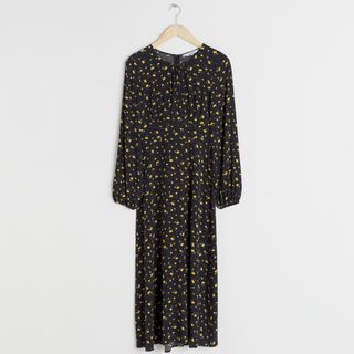 & Other Stories + Floral Long Sleeve Dress