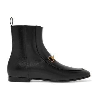 Gucci + Jordaan Black Leather Boots