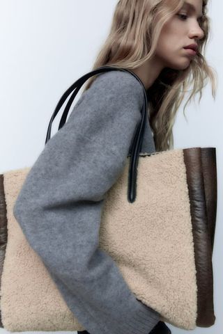 Zara + Fleece Tote Bag