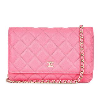 FWRD Renew + Chanel Caviar Quilted Wallet On Chain Bag