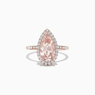 Effy Jewelry + Effy Blush 14K Rose Gold Morganite and Diamond Ring