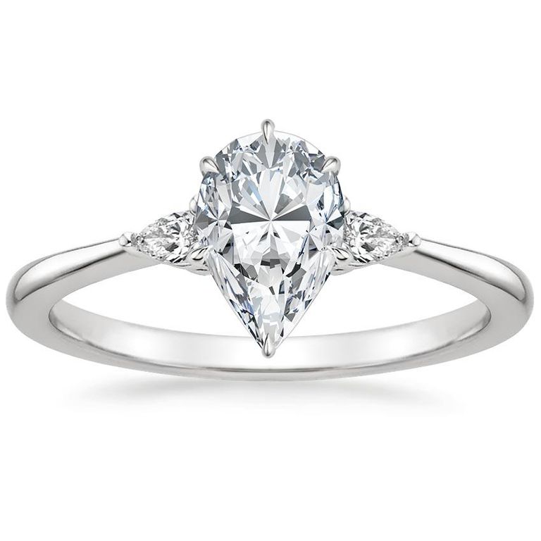 25 Pear-Shaped Engagement Rings for the Unique Bride | Who What Wear