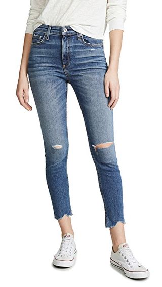 Rag & Bone + High Rise Ankle Skinny Jeans