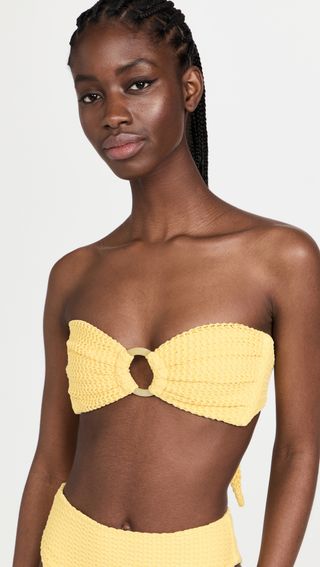 Montce + Tori Bandeau Bikini Top