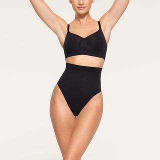Skims + Core Control HIGH-WAISTED Thong | Onyx